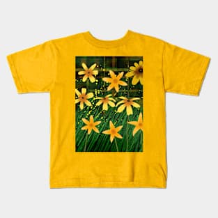 Field of Yellow Flowers Kids T-Shirt